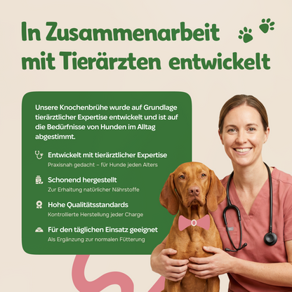 Bio Knochenbrühepulver für Hunde